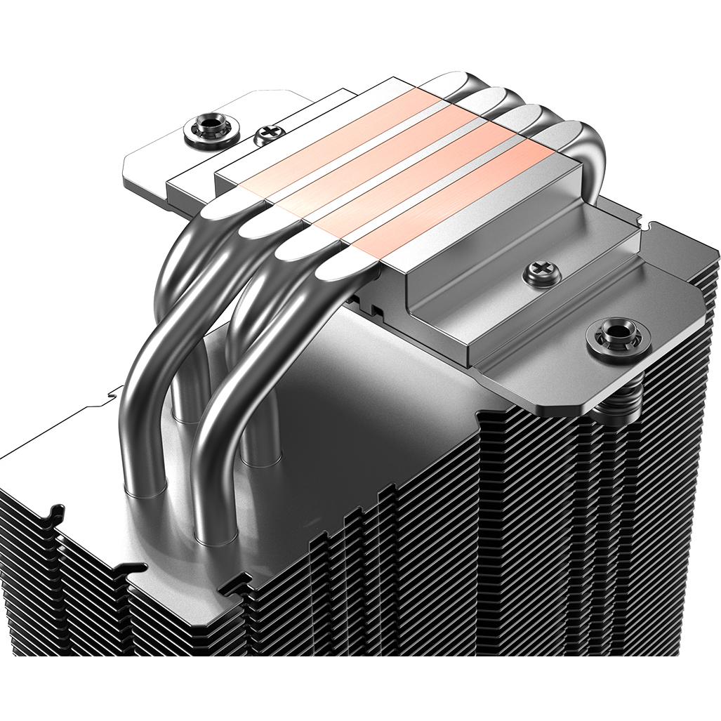 A large main feature product image of EX-DEMO ID-COOLING FROZN A410 SE CPU Cooler (Black)