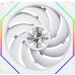 A product image of EX-DEMO Lian LI UNI FAN TL120 Wireless - 120mm Modular LCP Fan (White)
