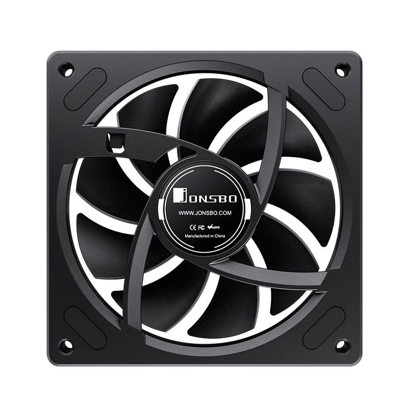 A large main feature product image of EX-DEMO Jonsbo ZA-120 ARGB 120x120mm PWM Single Fan Module (Black)