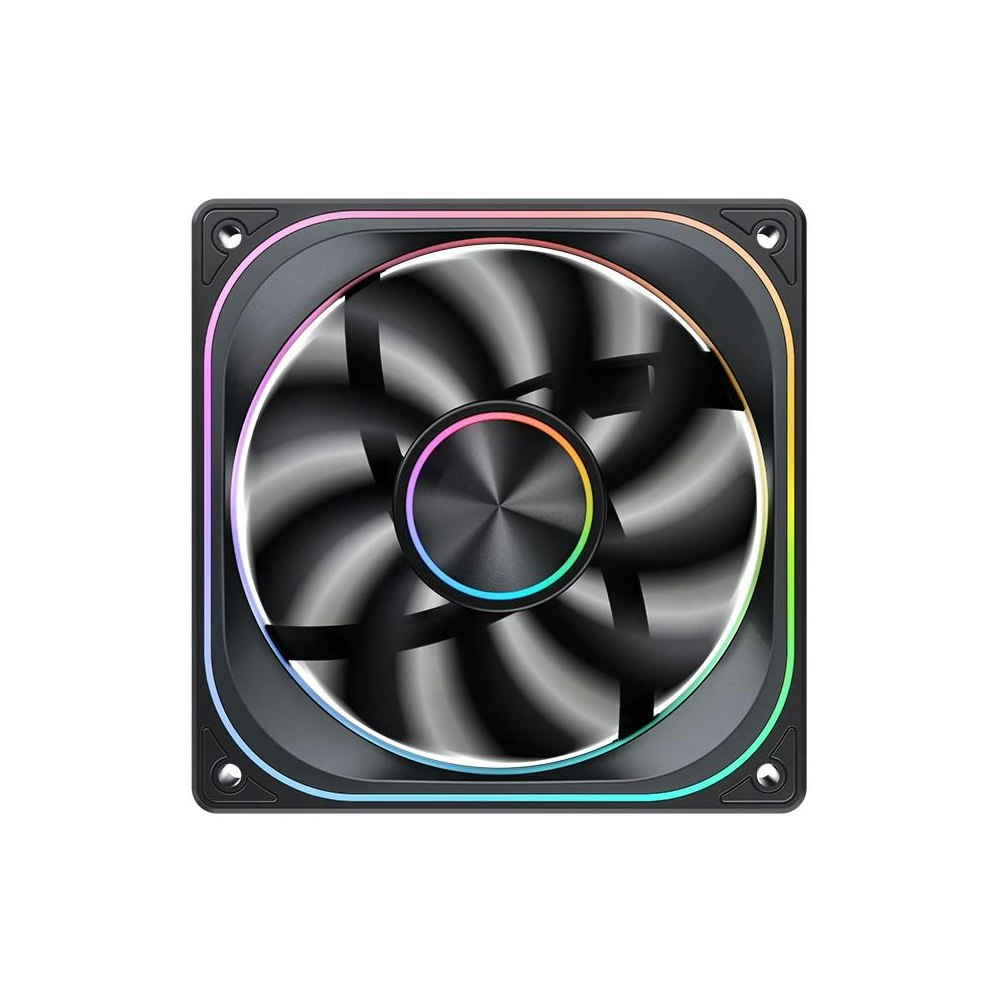A large main feature product image of EX-DEMO Jonsbo ZA-120 ARGB 120x120mm PWM Single Fan Module (Black)