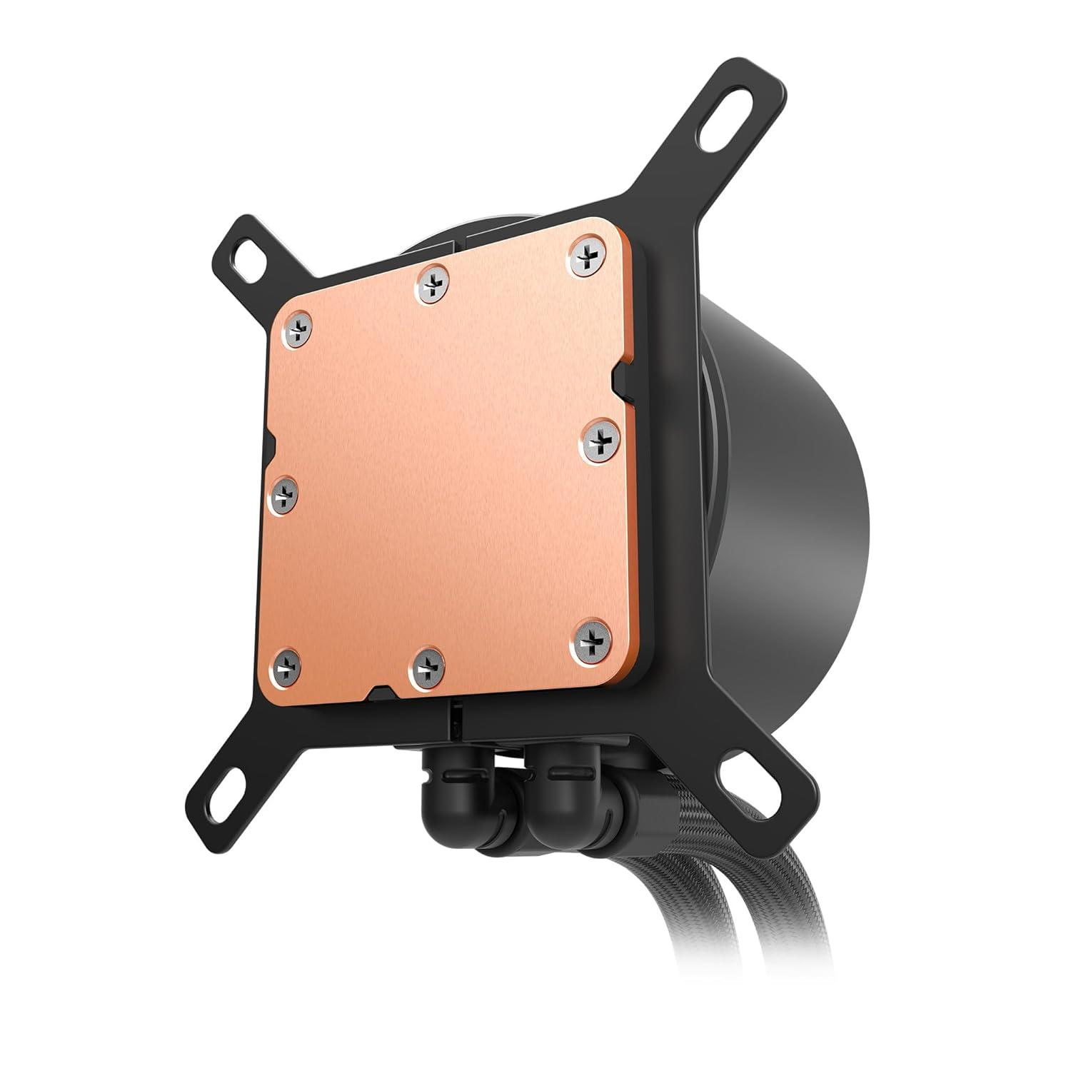 A large main feature product image of NZXT Kraken Plus RGB AIO Liquid CPU Cooler - 360mm