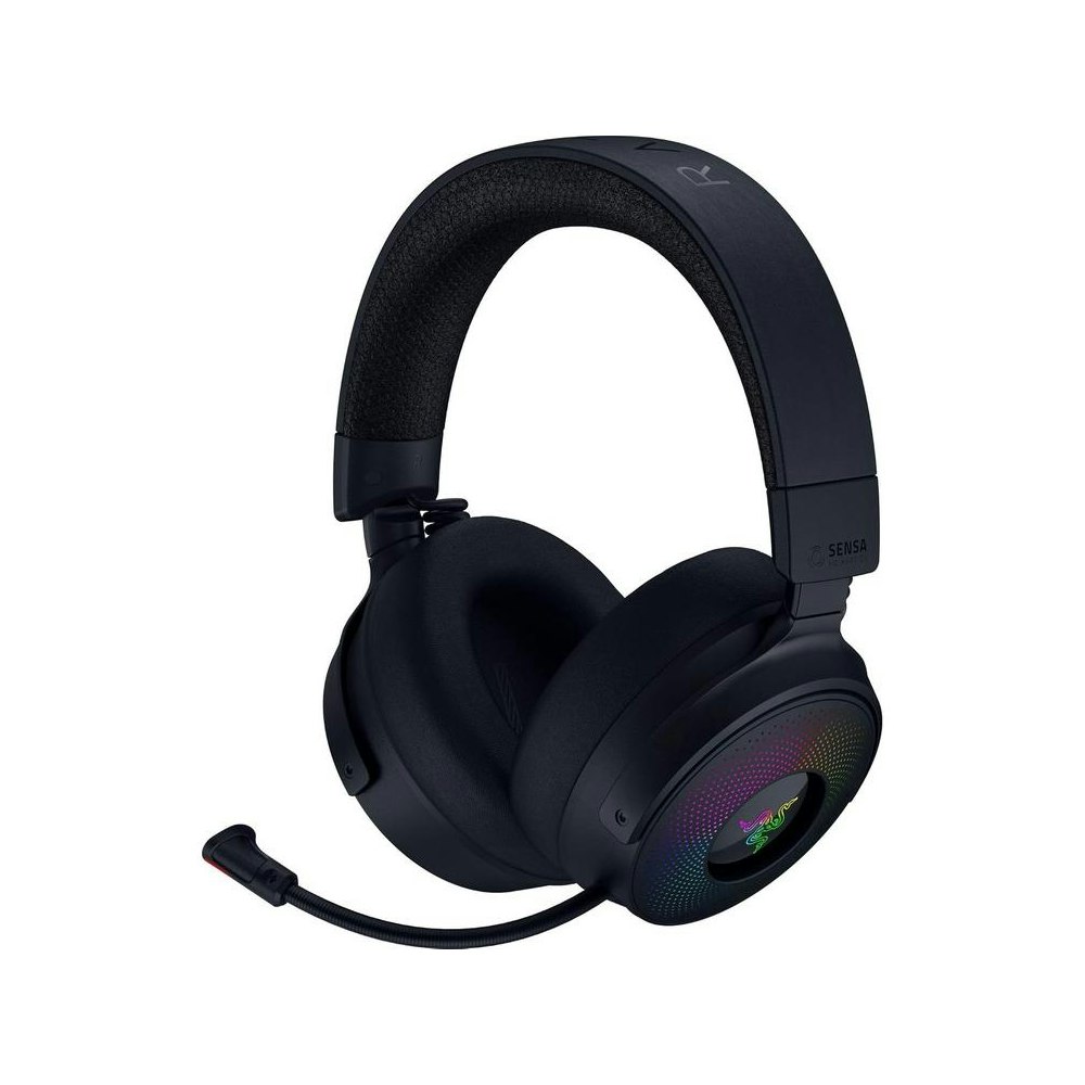 A large main feature product image of EX-DEMO Razer Kraken V4 - Wireless Gaming Headset (Black)