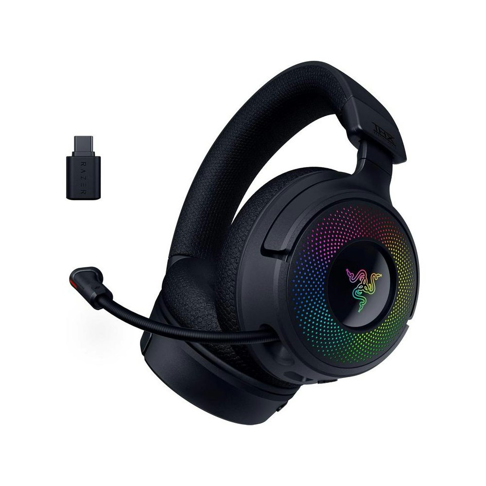 A large main feature product image of EX-DEMO Razer Kraken V4 - Wireless Gaming Headset (Black)