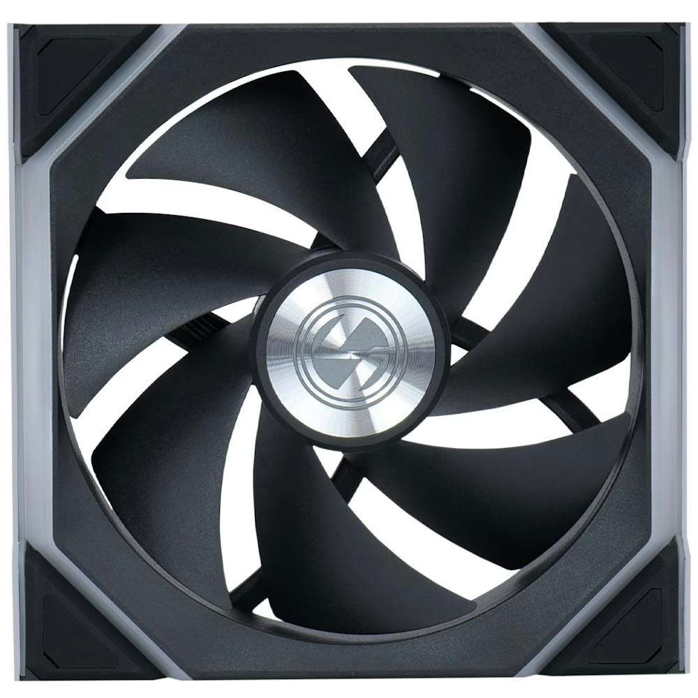 A large main feature product image of EX-DEMO Lian Li UNI FAN SL120 Wireless - 120mm Modular Fan (Black)