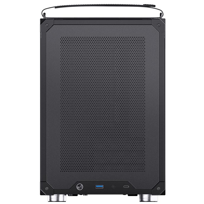 A large main feature product image of EX-DEMO Jonsbo C6 Max SFF 20L mATX Case (Black)