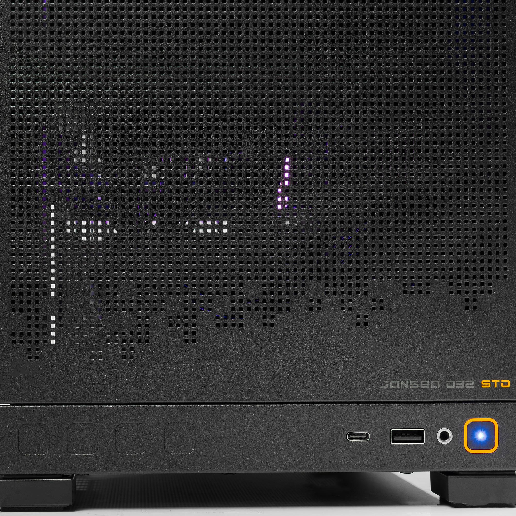 A large main feature product image of PLE Pulse RTX 5070 Prebuilt Ready To Go Gaming PC
