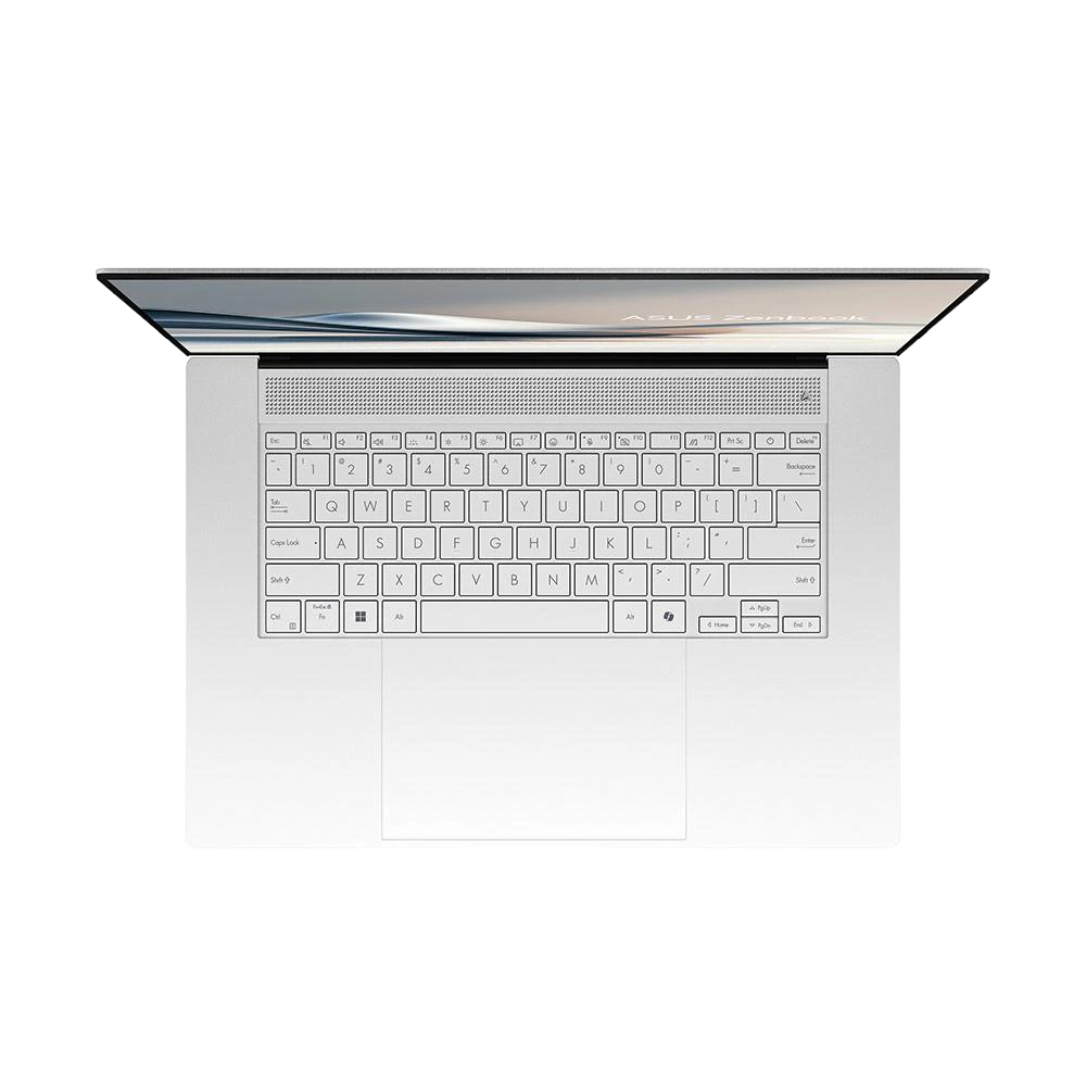 A large main feature product image of ASUS Zenbook S16 (UM506) - 16" 3K 120Hz OLED Touch, Ryzen AI 7 350, 16GB/1TB - Win 11 Pro Stylus Copilot Notebook