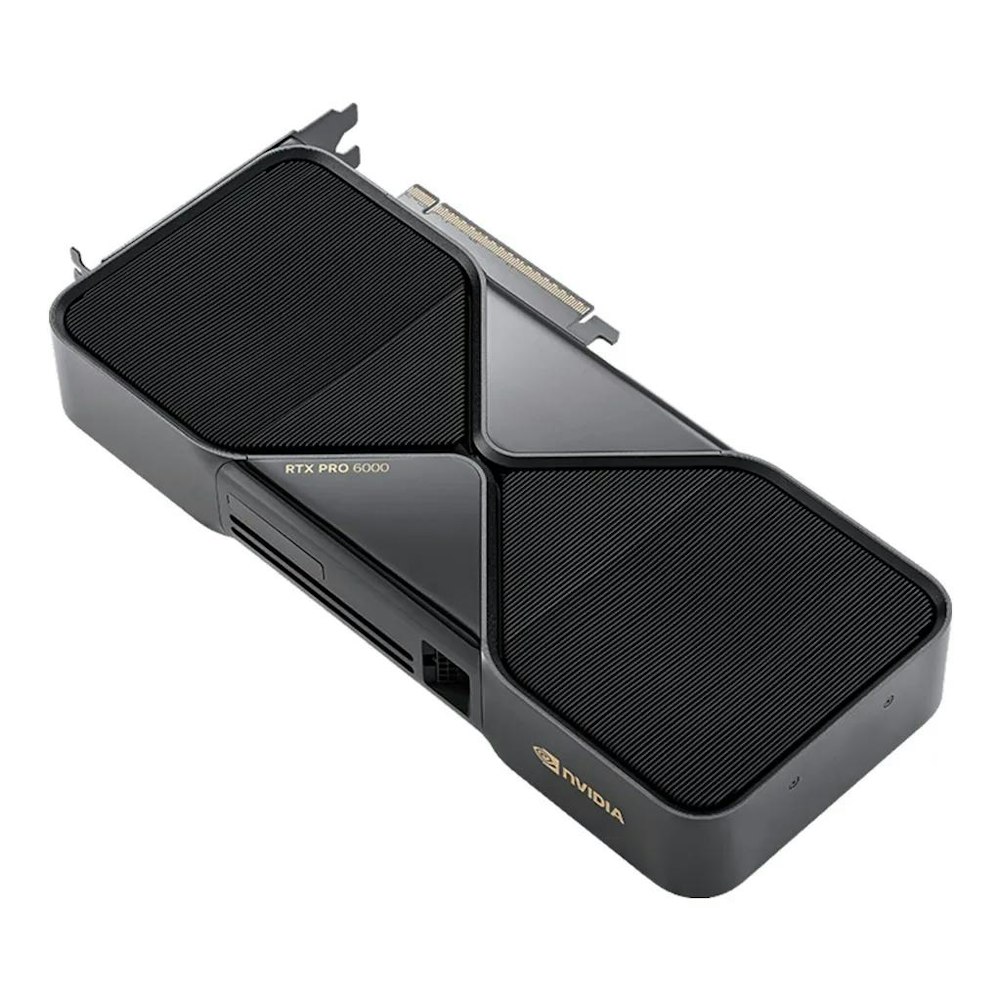 A large main feature product image of NVIDIA RTX PRO 6000 96GB GDDR7 - Blackwell Workstation Edition