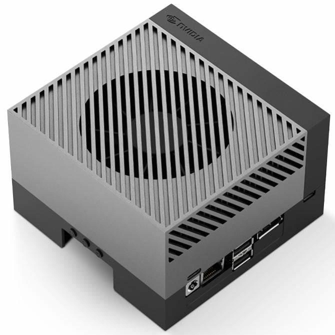 A large main feature product image of NVIDIA Jetson AGX Orin 64GB Dev Kit