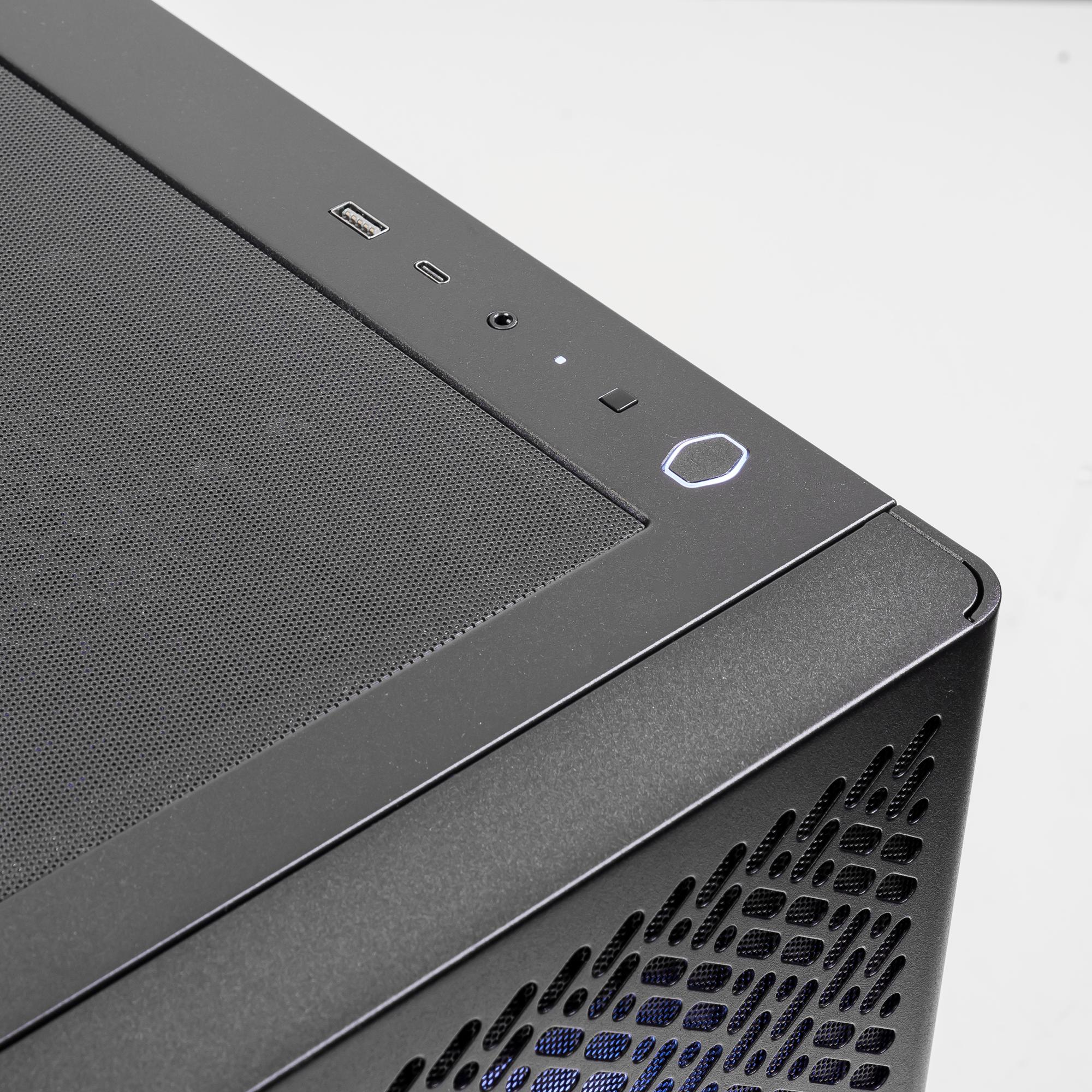 A large main feature product image of PLE Quantum 5090 Prebuilt Ready To Go Gaming PC