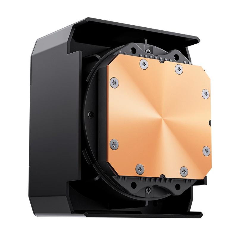 A large main feature product image of Jonsbo TF3-360SCBN 360mm AIO Liquid CPU Cooler w/o Fans (Black)