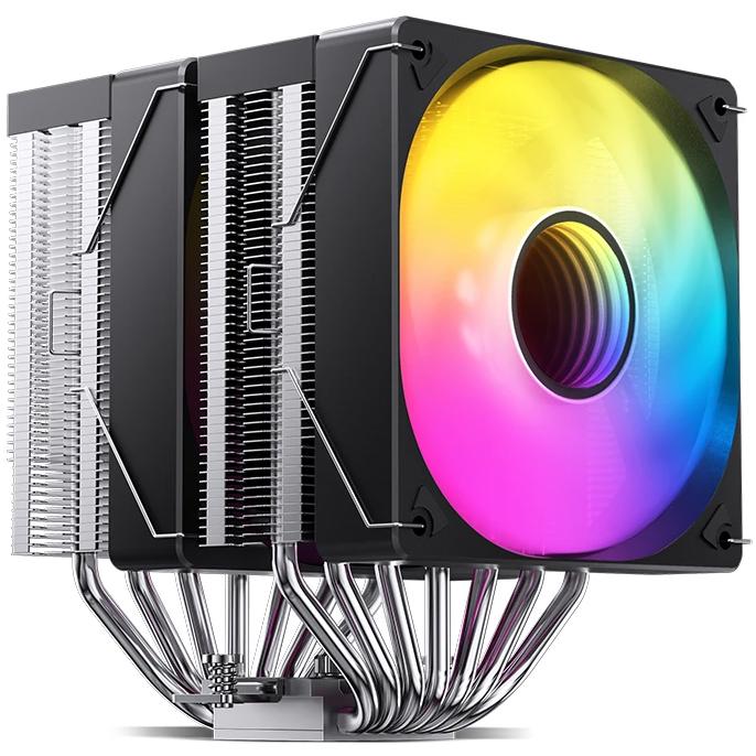 A large main feature product image of EX-DEMO Jonsbo CR-3000 ARGB Dual-Tower CPU Cooler (Black)