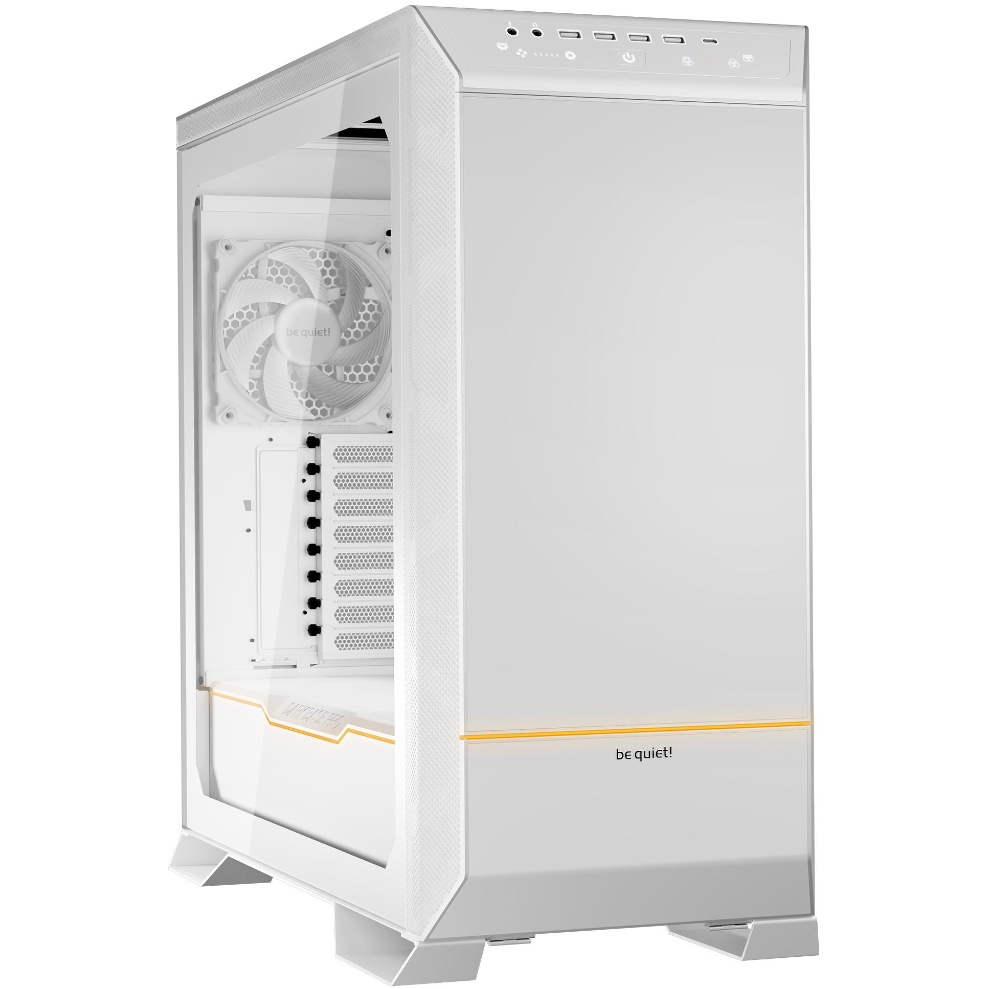 A large main feature product image of EX-DEMO be quiet! DARK BASE PRO 901 - Premium Full Tower Case (White)