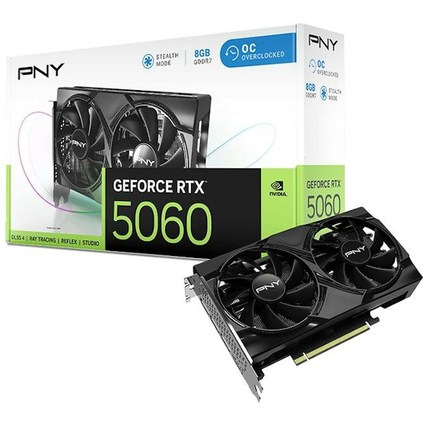 PNY GeForce RTX 5060 Dual Fan OC 8GB GDDR7