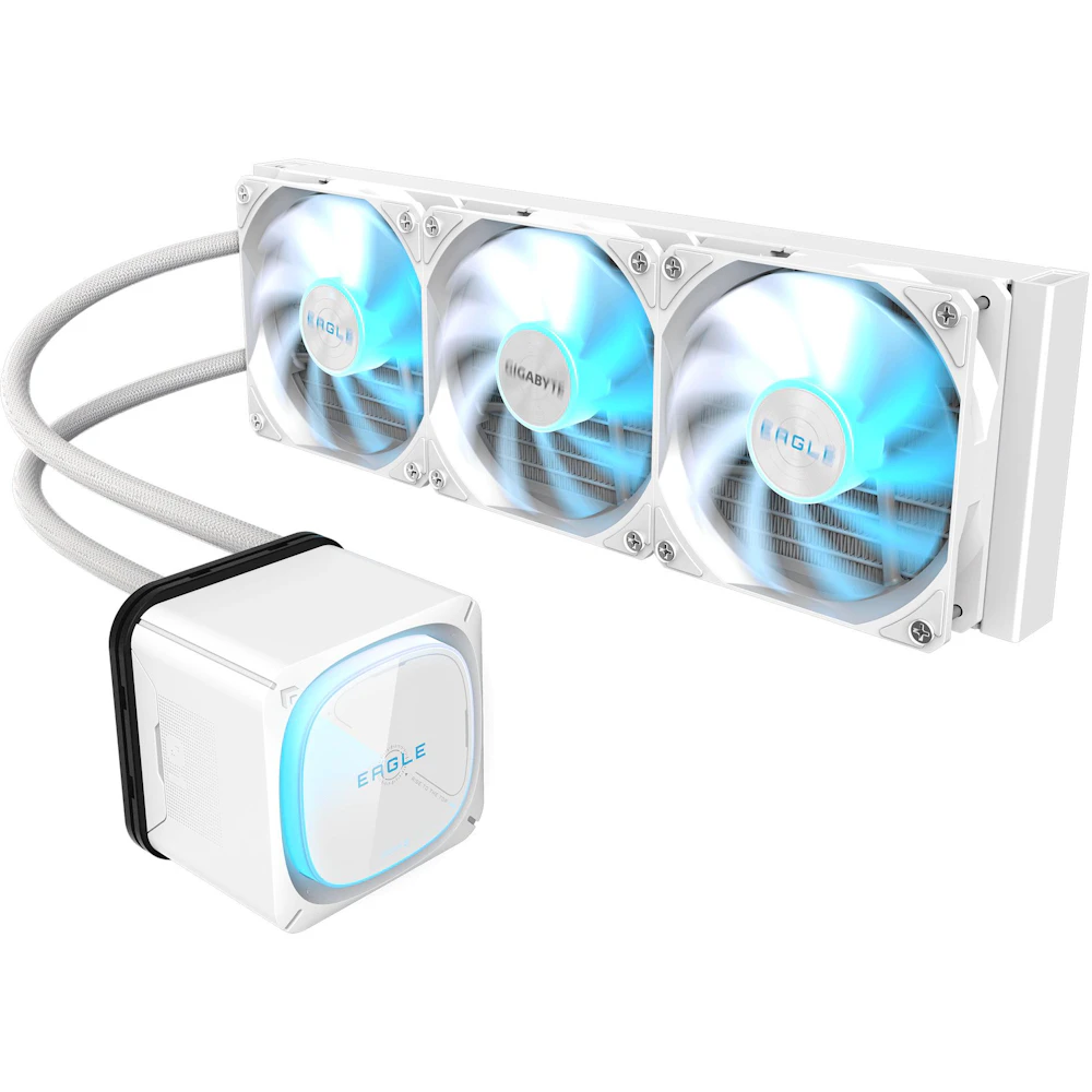 Gigabyte Eagle 360I 360mm AIO Liquid CPU Cooler (White)