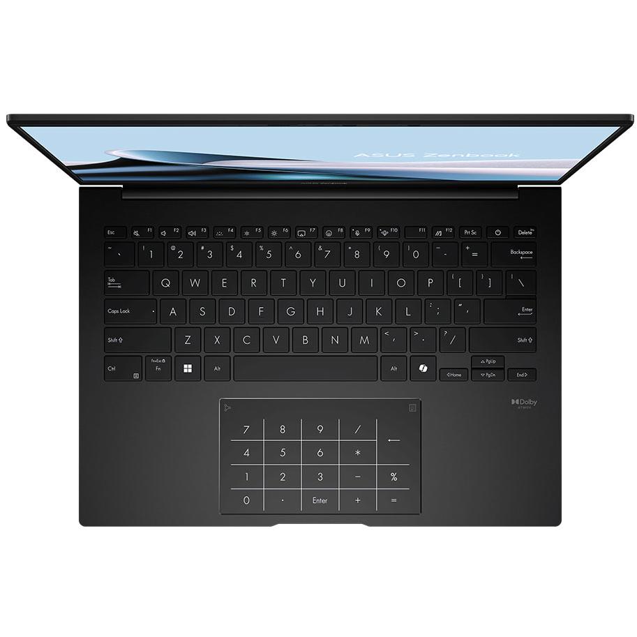 A large main feature product image of EX-DEMO ASUS Zenbook 14 OLED (UM3406) - 14" 3K, Ryzen AI 7 350, 16GB/512GB - Win 11 Copilot+ AI Notebook
