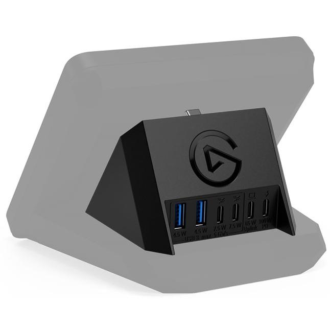 A large main feature product image of EX-DEMO Elgato USB Hub for Stream Deck+