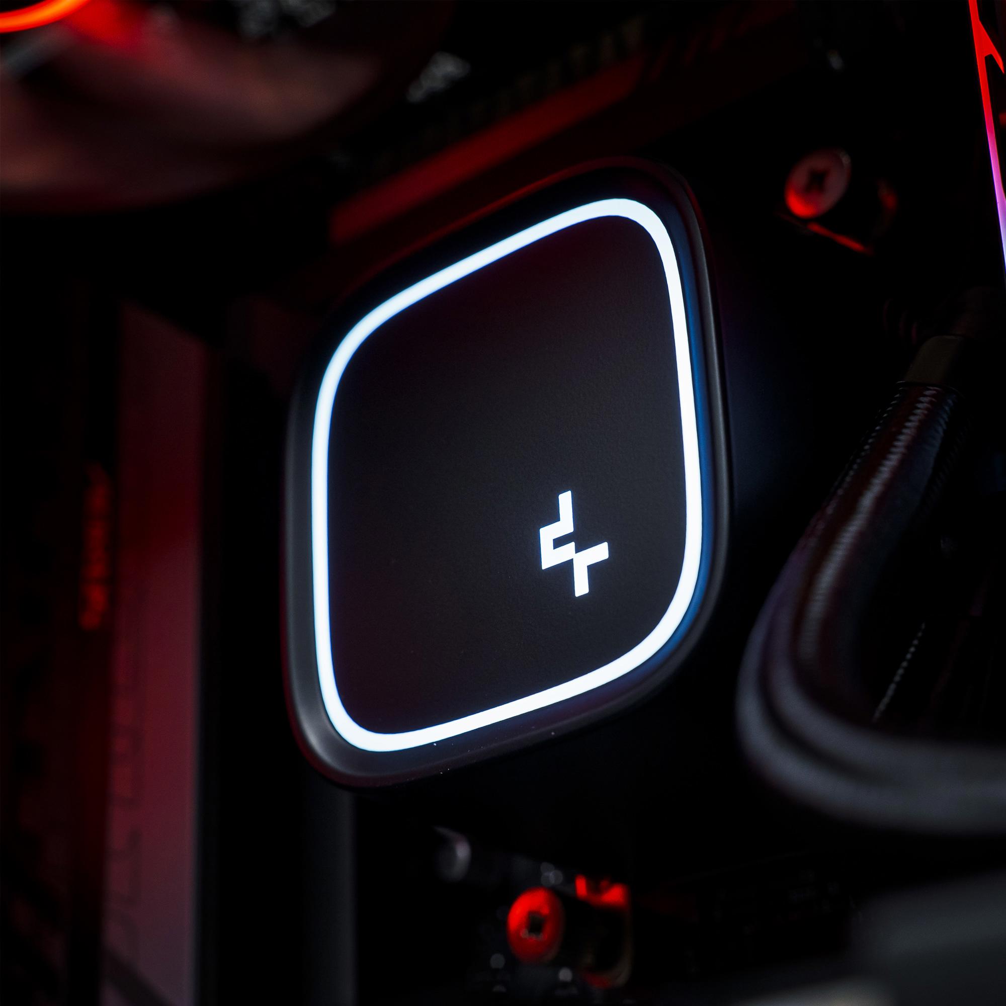 A large main feature product image of EX-DEMO PLE Flare RTX 5070 Ti Prebuilt Ready To Go Gaming PC