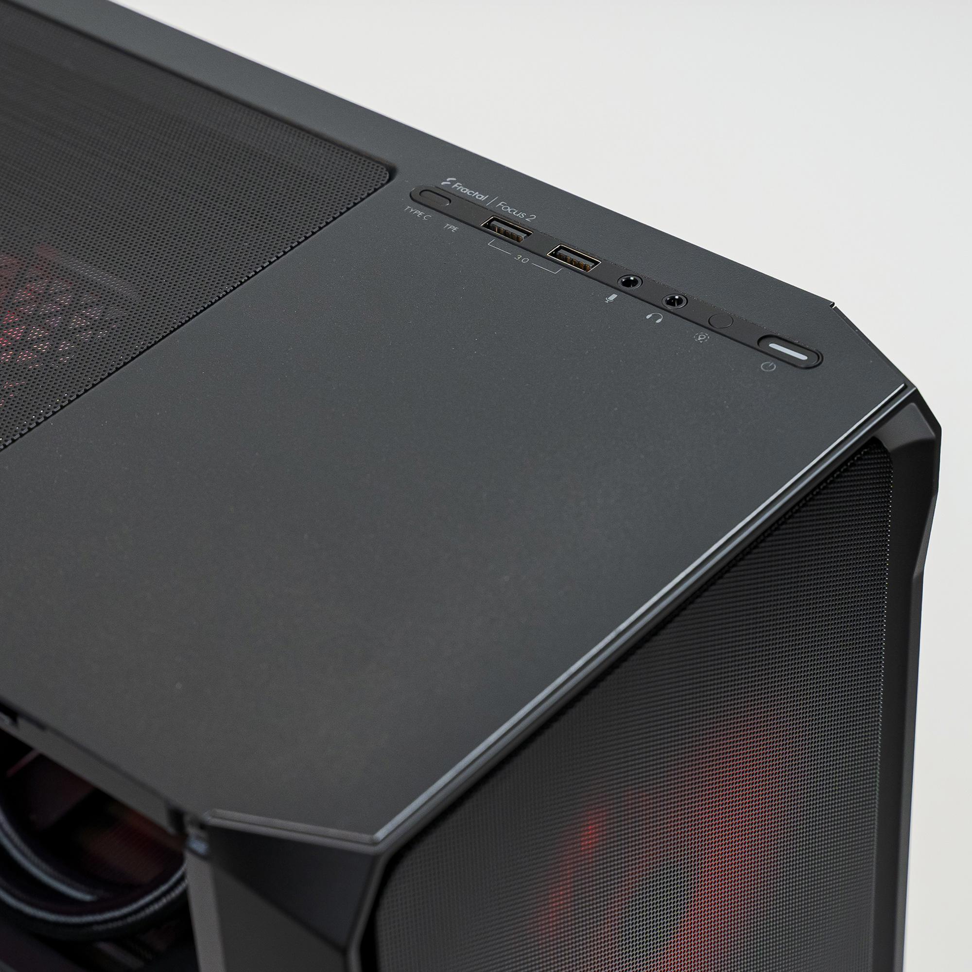 A large main feature product image of EX-DEMO PLE Flare RTX 5070 Ti Prebuilt Ready To Go Gaming PC