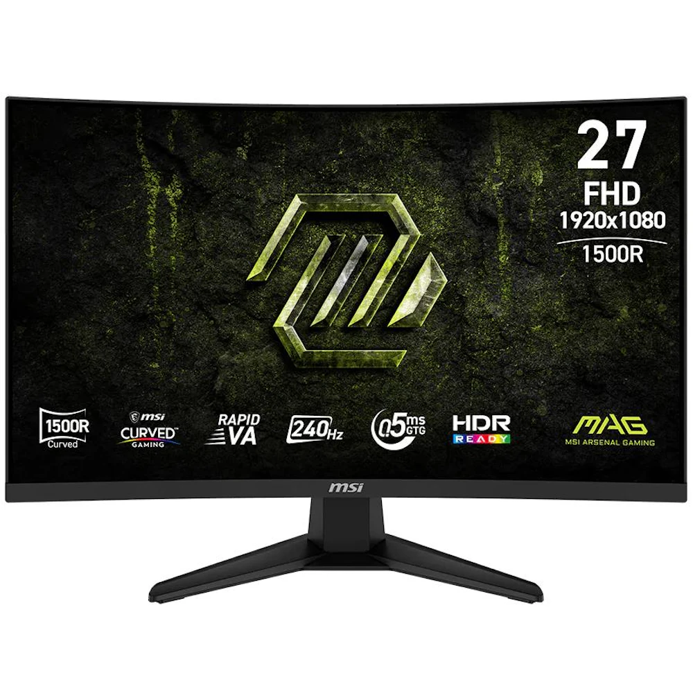 MSI MAG 275CF X24 -27" 1080p 240Hz 0.5ms Rapid VA Gaming Monitor