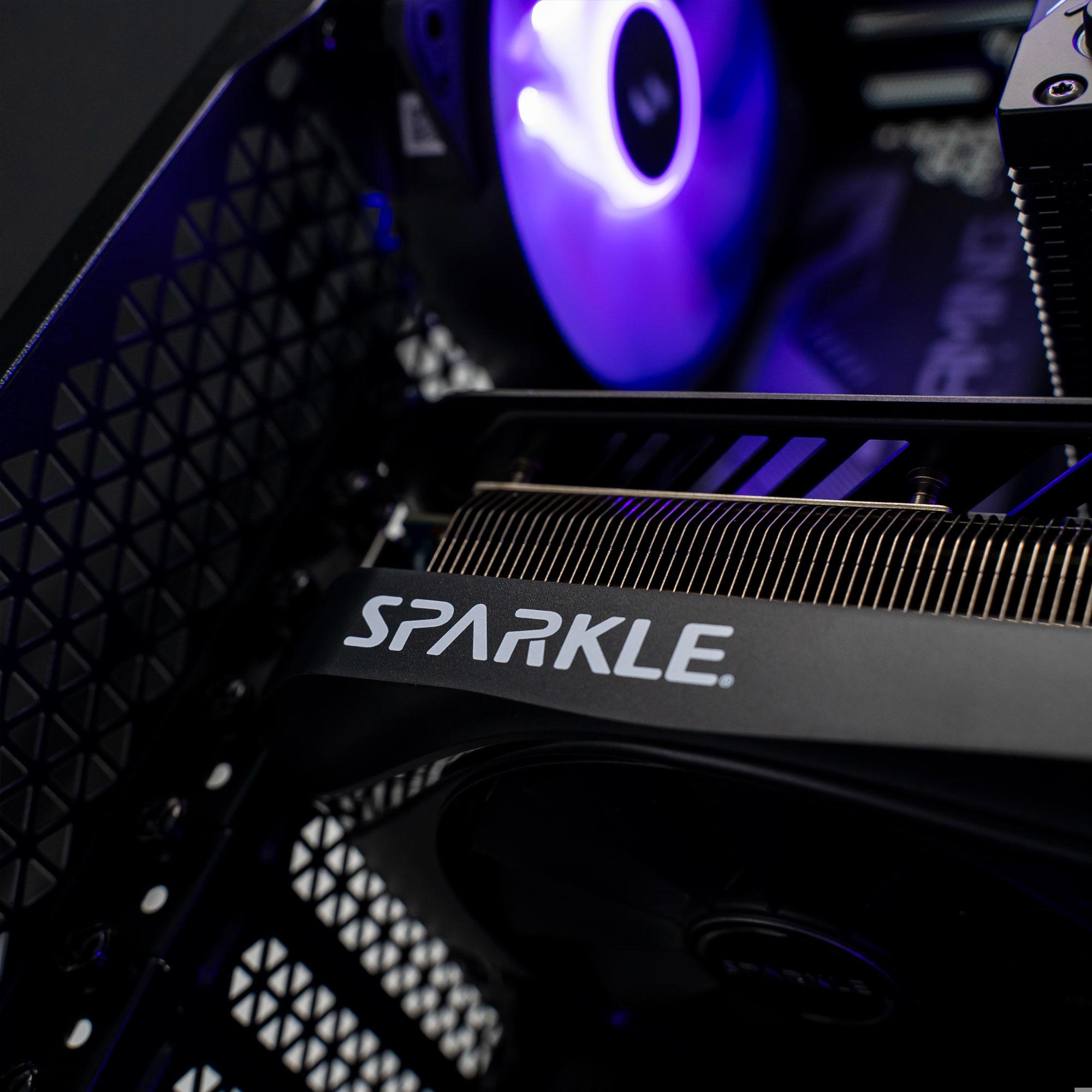 A large main feature product image of EX-DEMO PLE Pop Black A770 Prebuilt Ready To Go Gaming PC