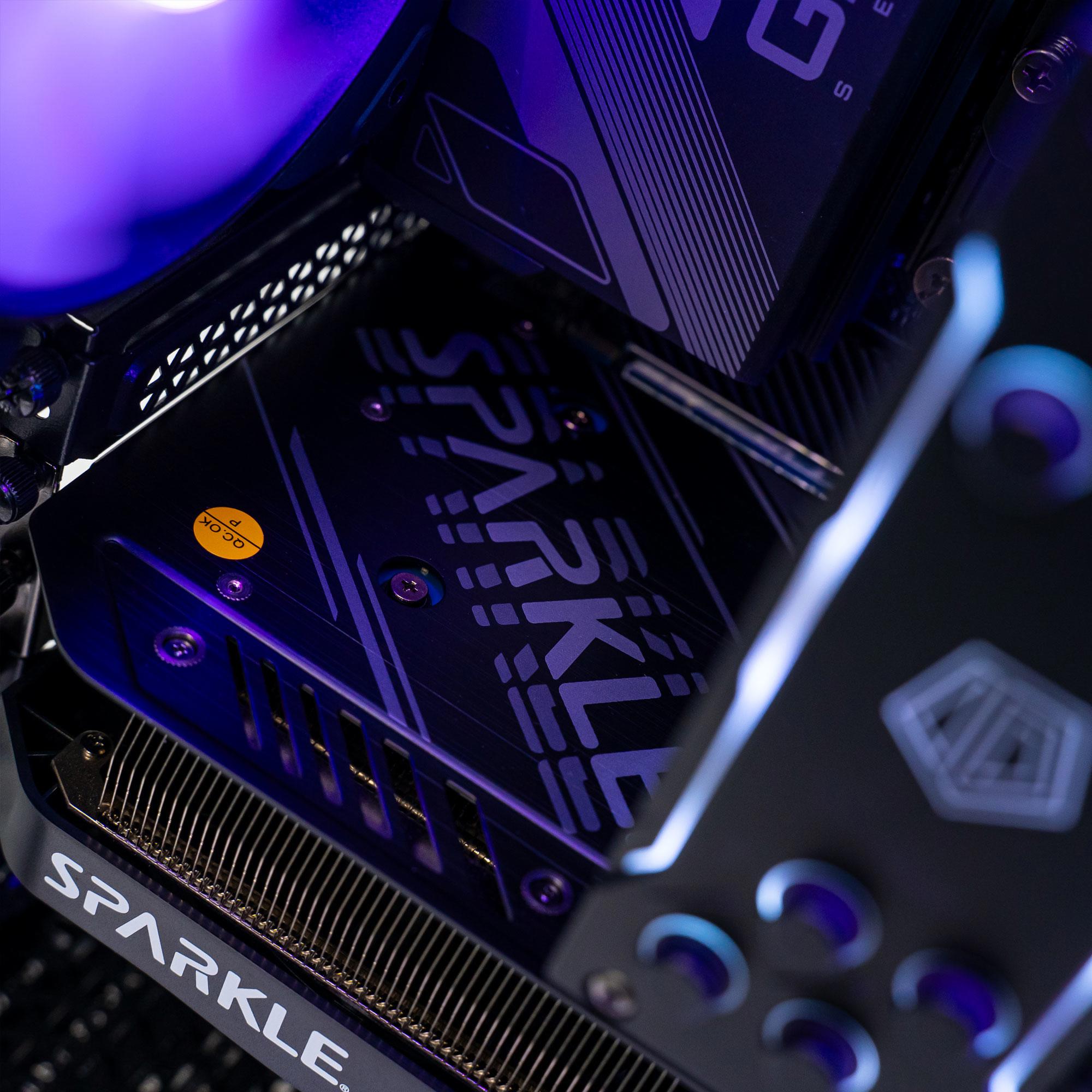 A large main feature product image of EX-DEMO PLE Pop Black A770 Prebuilt Ready To Go Gaming PC