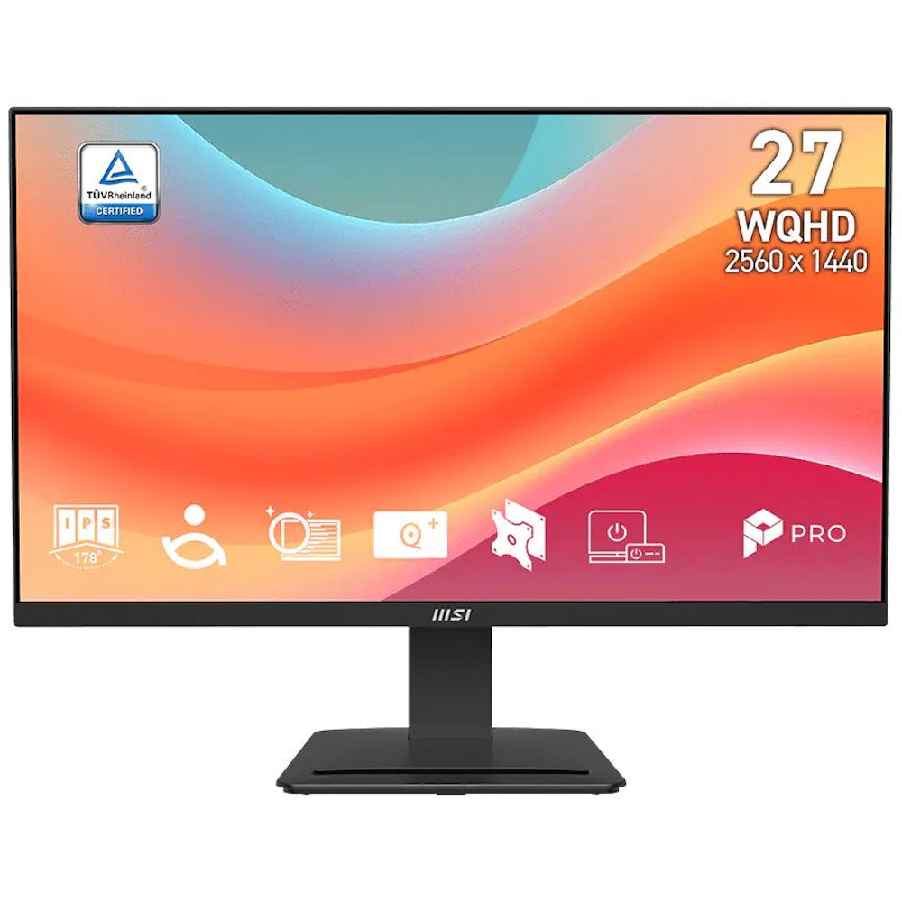 MSI PRO MP273Q E7 - 27" 1440p 75Hz 1ms IPS Business Monitor