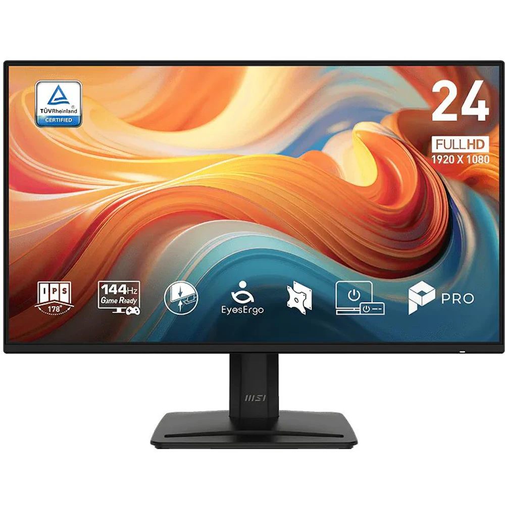 MSI PRO MP242 E14A - 24" 1080p 144Hz 1ms IPS Business Monitor