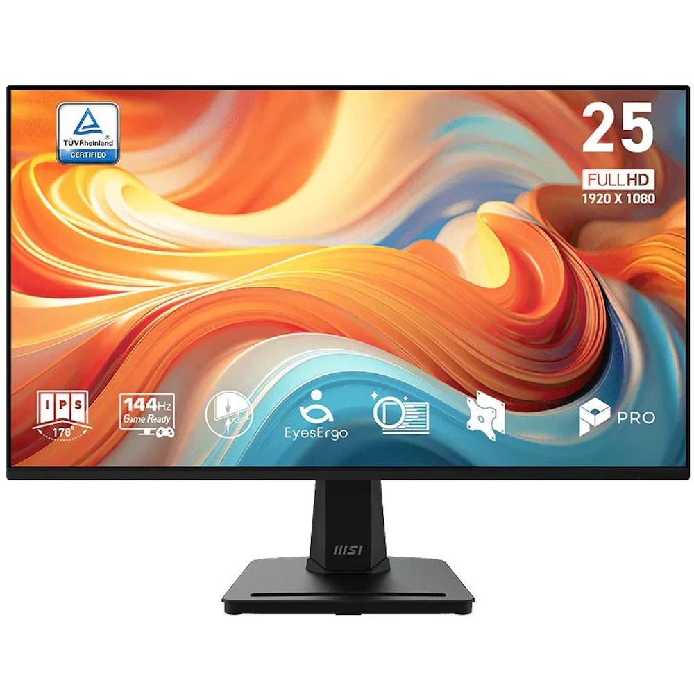 MSI PRO MP251 E14L - 25" 1080p 144Hz 1ms IPS Business Monitor