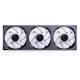 A small tile product image of Jonsbo ZB-360 ARGB 120x360mm PWM Reverse Blade Triple Fan Module (Black)