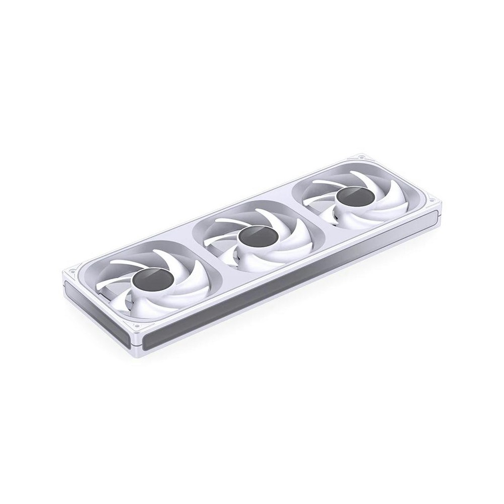 A large main feature product image of Jonsbo ZB-360 ARGB 120x360mm PWM Reverse Blade Triple Fan Module (White)