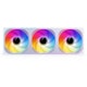 A small tile product image of Jonsbo ZB-360 ARGB 120x360mm PWM Triple Fan Module (White)
