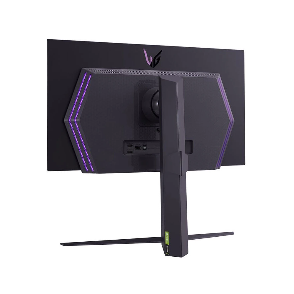 A large main feature product image of EX-DEMO LG UltraGear OLED 27GR95QE-B 27" 1440p 240Hz Monitor