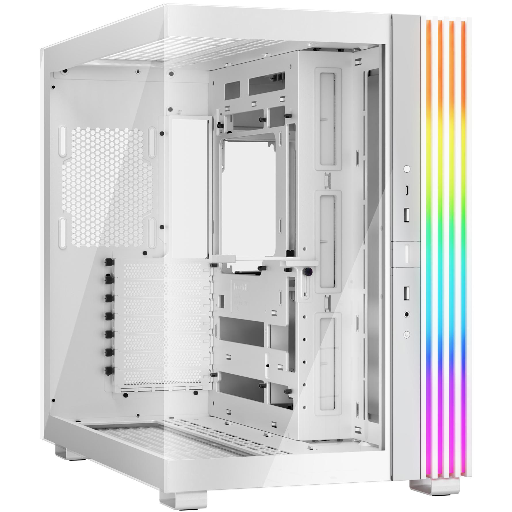 A large main feature product image of EX-DEMO EX-DEMO be quiet! LIGHT BASE 600 DX - Mid Tower Dual-Chamber Case (White)