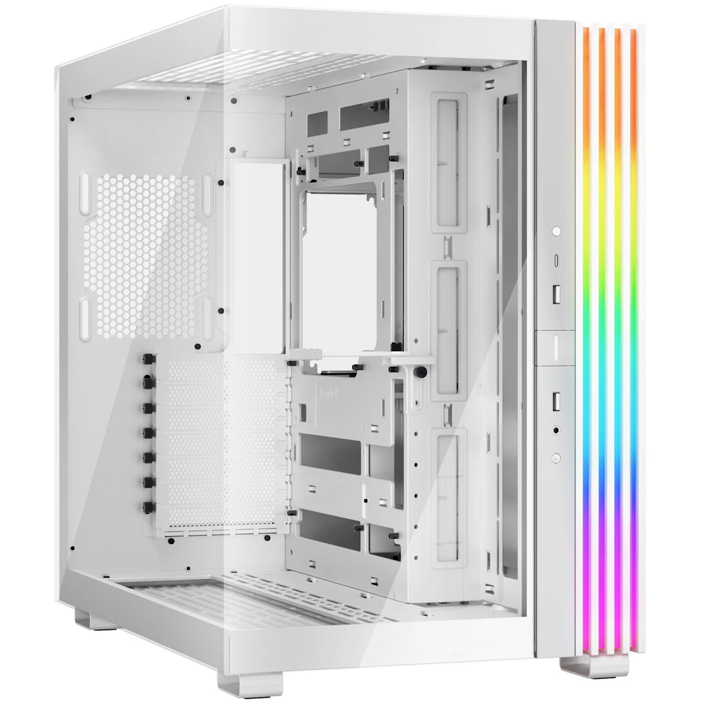 A large main feature product image of EX-DEMO EX-DEMO be quiet! LIGHT BASE 600 DX - Mid Tower Dual-Chamber Case (White)