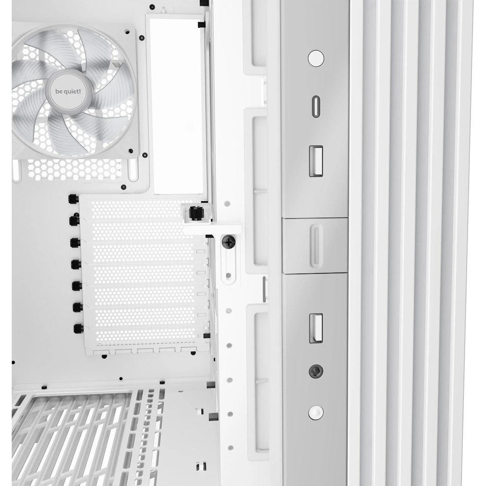 A large main feature product image of EX-DEMO EX-DEMO be quiet! LIGHT BASE 600 DX - Mid Tower Dual-Chamber Case (White)