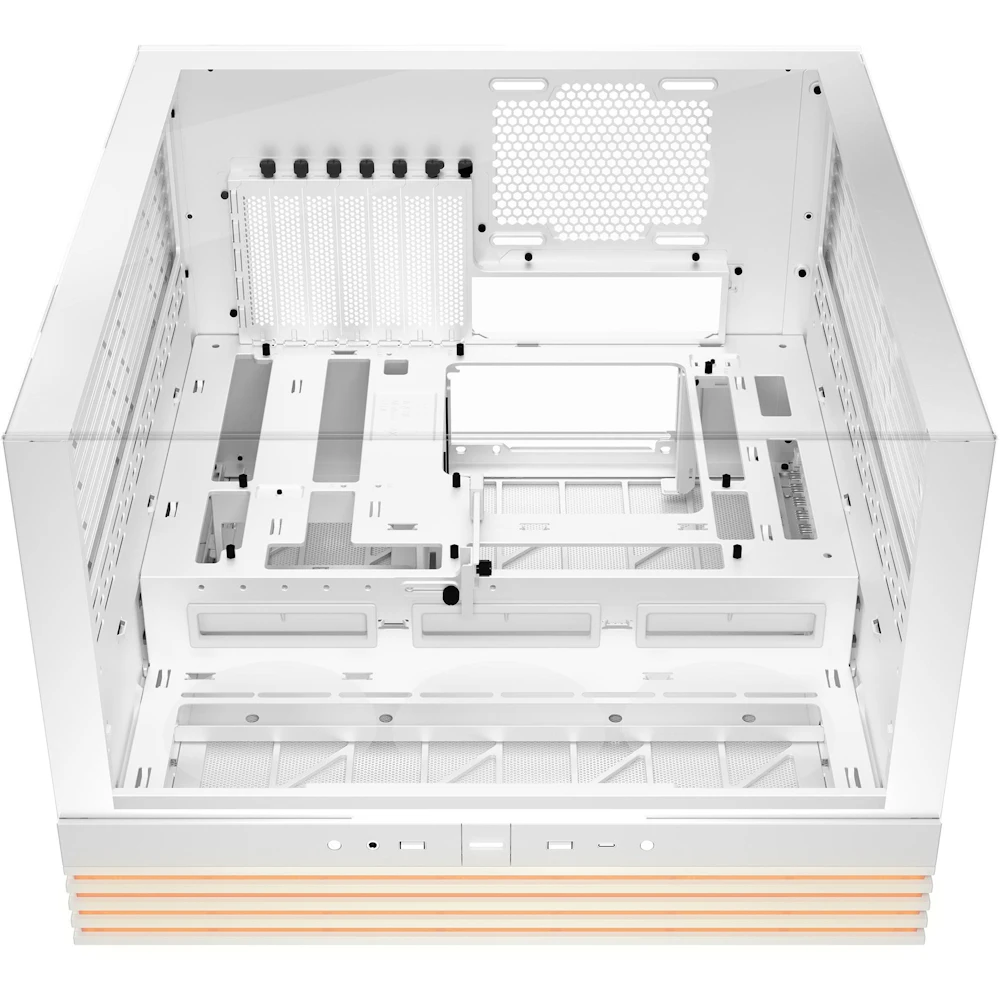 A large main feature product image of EX-DEMO EX-DEMO be quiet! LIGHT BASE 600 DX - Mid Tower Dual-Chamber Case (White)