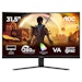 A product image of AOC Gaming C32G42ZE - 31.5" Curved 1080p 260Hz 0.3ms VA Gaming Monitor