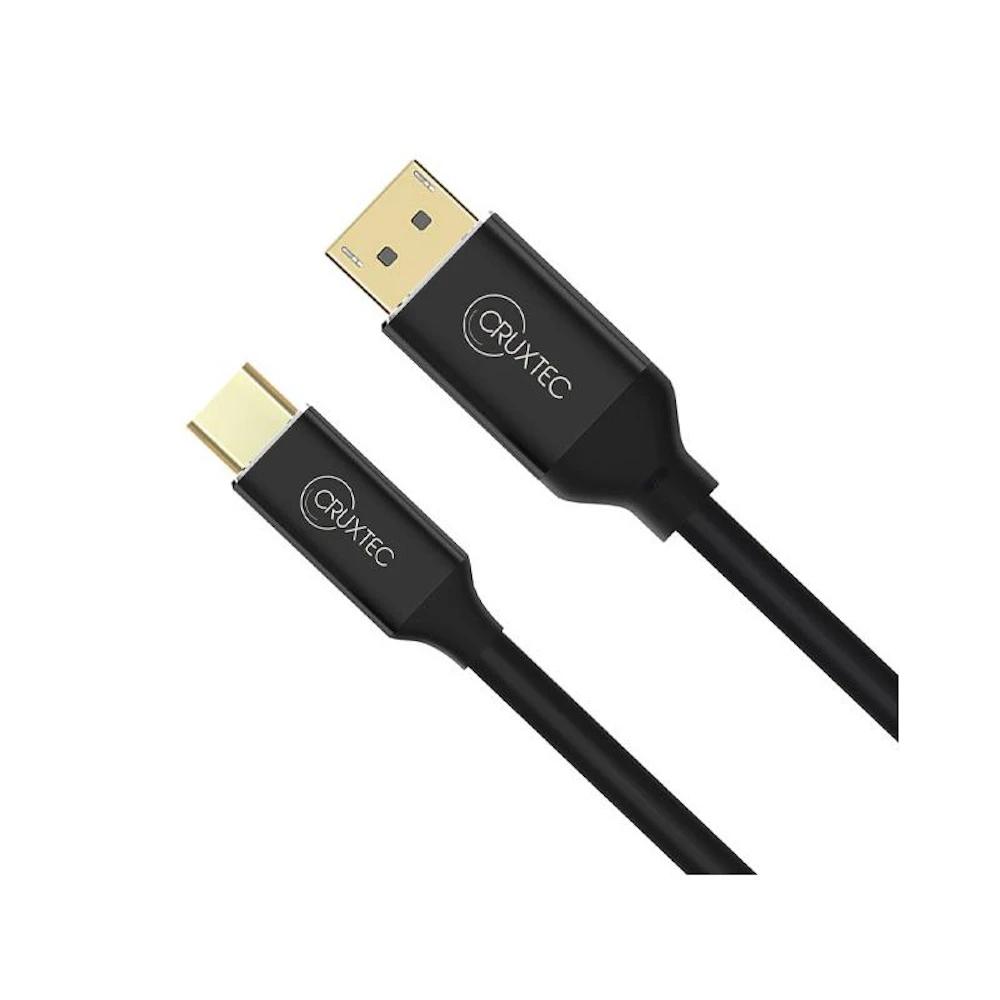 Cruxtec USB-C Male to Displayport V1.4 Male Cable - 2m