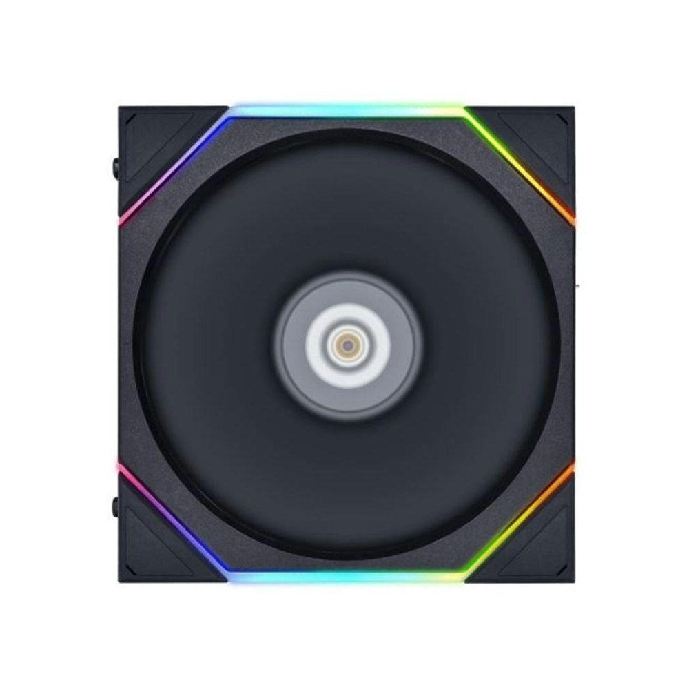 A large main feature product image of EX-DEMO Lian LI UNI FAN TL120 Wireless - 120mm Modular LCP Fan (Black)