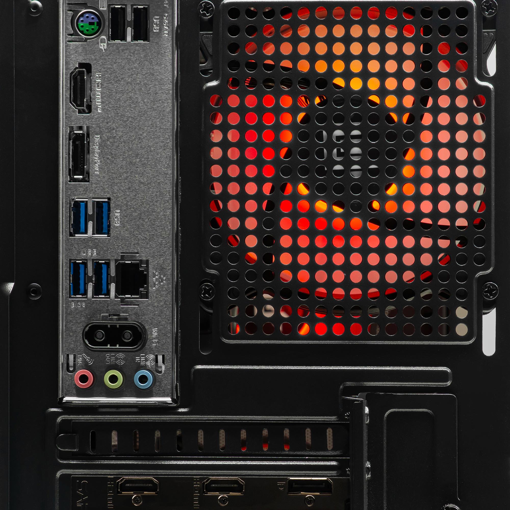 A large main feature product image of PLE Ingot RX 9060 XT 8GB Prebuilt Ready To Go Gaming PC