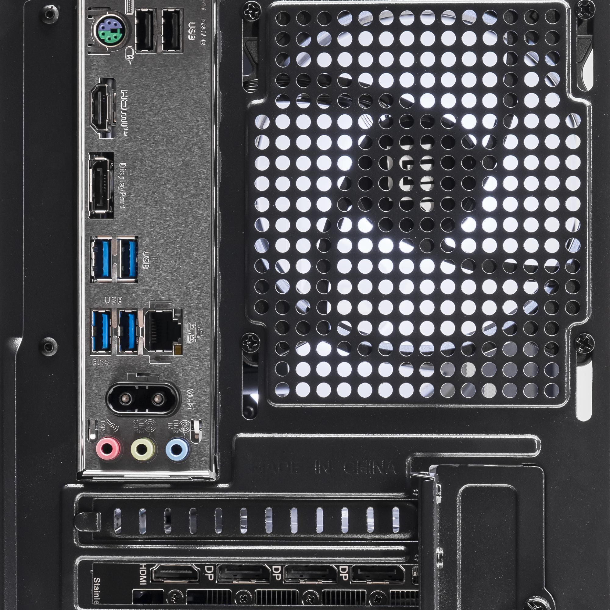 A large main feature product image of PLE Onyx RTX 5050 Prebuilt Ready To Go Gaming PC