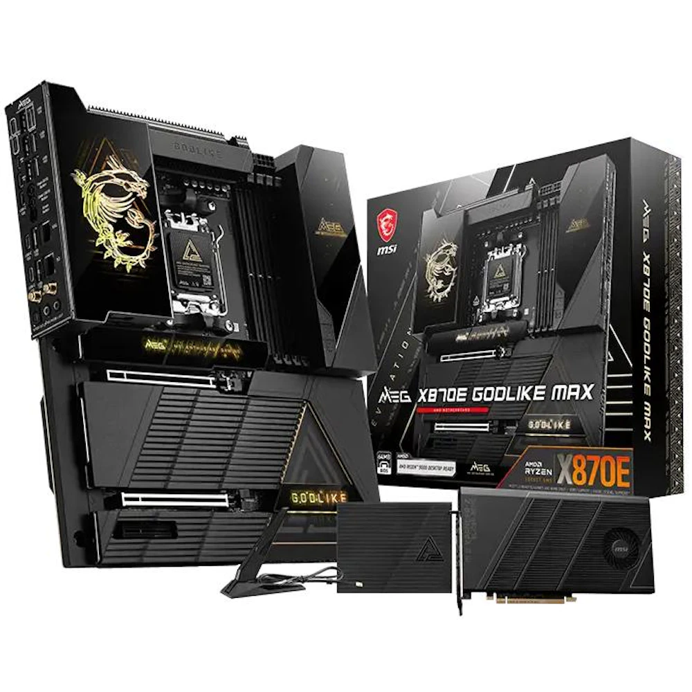 MSI MEG X870E GODLIKE MAX AM5 eATX Desktop Motherboard