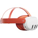 A product image of META Quest 3 Facial Interface & Head Strap - Blood Orange