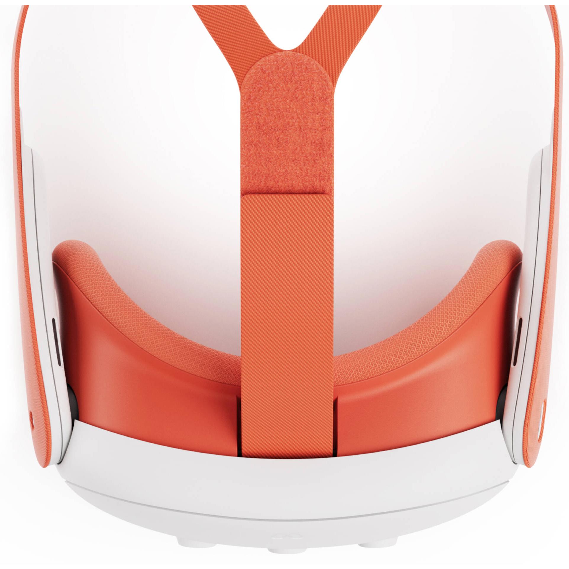 A large main feature product image of META Quest 3 Facial Interface & Head Strap - Blood Orange