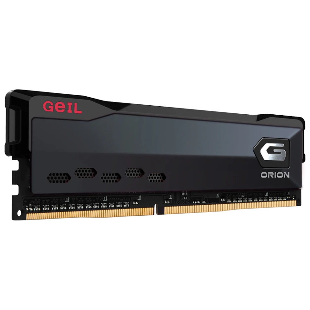 A large main feature product image of EX-DEMO GeIL Orion 16GB Kit (2x8GB) DDR4-3600 C18 (Charcoal Grey)