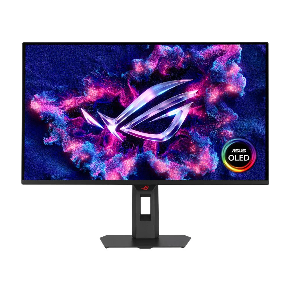 A large main feature product image of ASUS ROG Strix OLED XG27AQDMES - 27" 1440p 240Hz 0.03ms Gaming Monitor