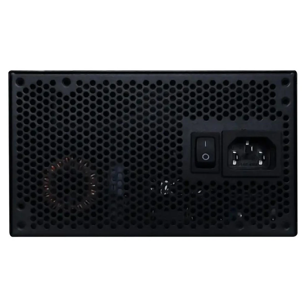 A large main feature product image of EX-DEMO Lian Li Edge 750W Gold PCIe 5.1 ATX 3.1 Modular PSU (Black)
