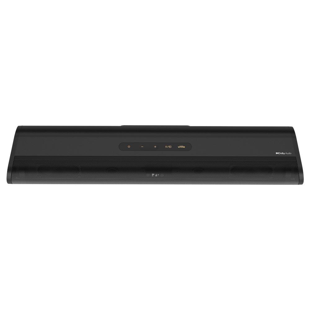 A large main feature product image of Creative Stage Pro Soundbar with Subwoofer