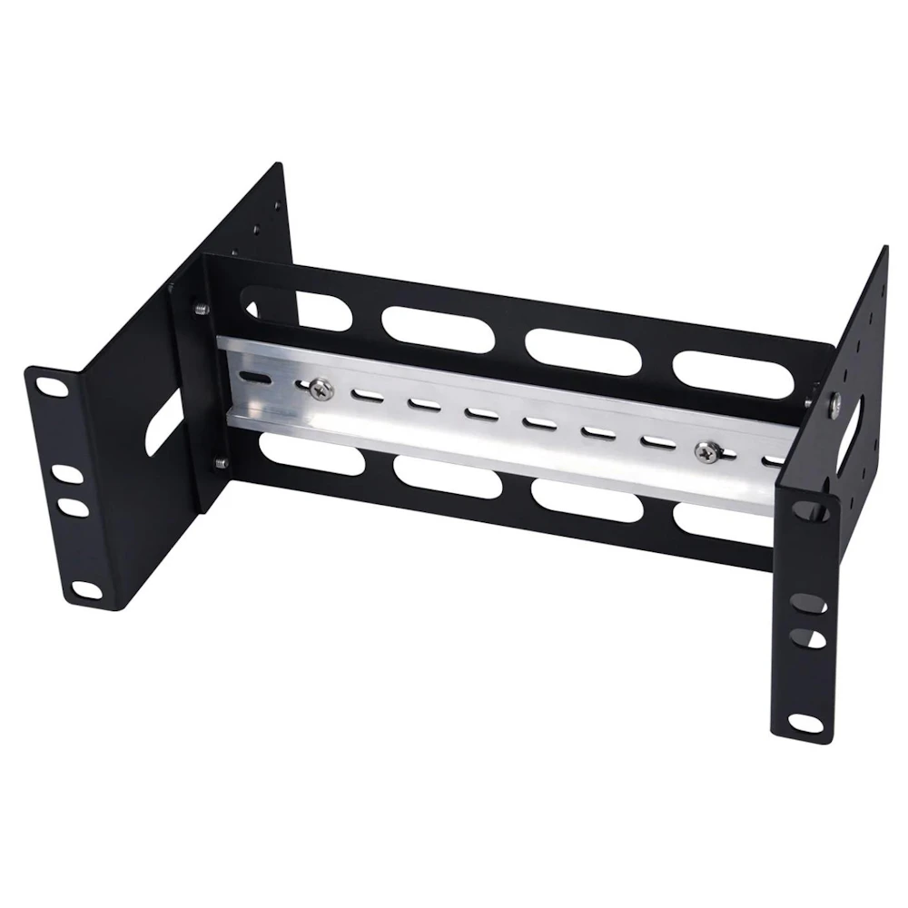 DeskPi RackMate 10" 2U Adjustable DIN Rail Mount Bracket